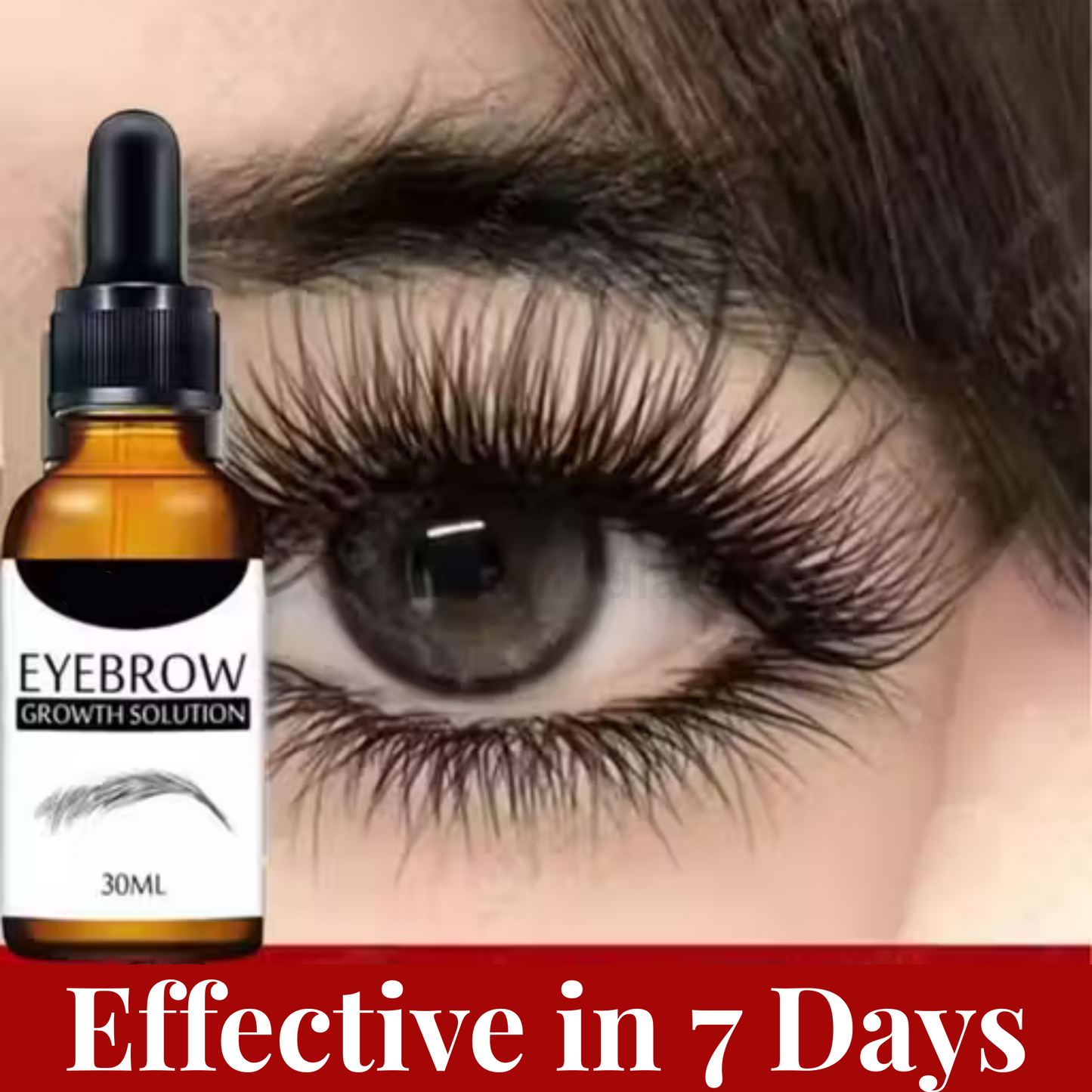 30ml Castor Oil Growth Essence – 7 Days Fast Hair, Eyebrow & Eyelash Growth with Natural Plant Extracts