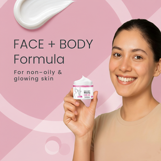 Skin Whitening Cream for Men & Women | Safe for All Skin Types | Instant Glow & Brightening | 50g Pack of 1